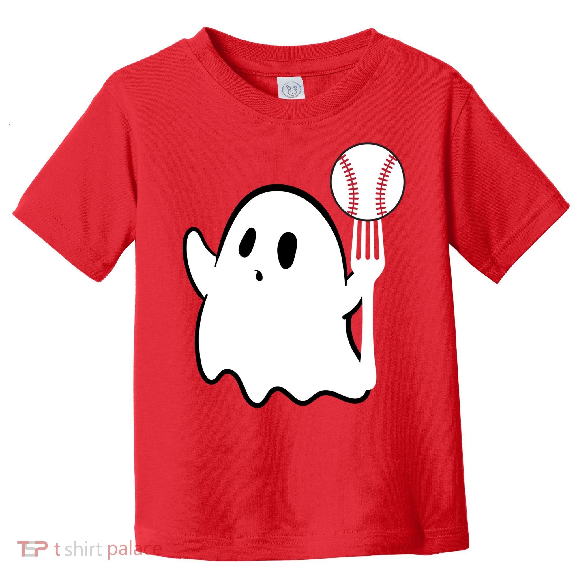 Ghost Forkball Baseball Pitch Fork Ball K Strikeout Toddler T-Shirt
