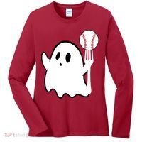 Ghost Forkball Baseball Pitch Fork Ball K Strikeout Women's Long Sleeve Shirt thumb 0