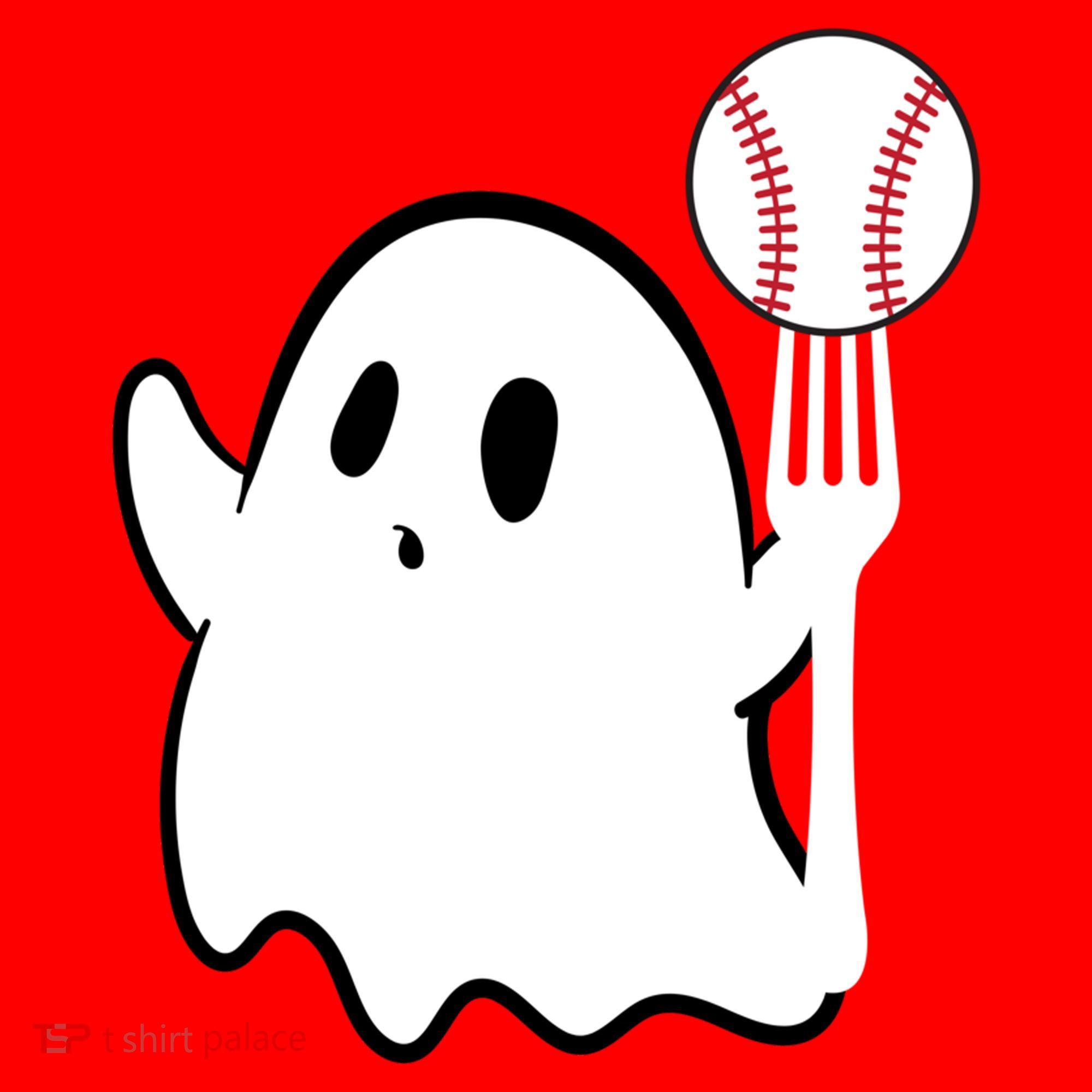 Ghost Forkball Baseball Pitch Fork Ball K Strikeout Women's Long Sleeve Shirt