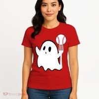 Ghost Forkball Baseball Pitch Fork Ball K Strikeout Women's T-Shirt thumb 4