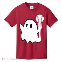 Ghost Forkball Baseball Pitch Fork Ball K Strikeout Kids T-Shirt thumb 0