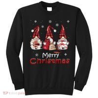 Gnome Family Christmas For Women Buffalo Plaid Sweatshirt thumb 0