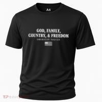 God Family Country & Freedom Cooling Performance Crew T-Shirt thumb 0