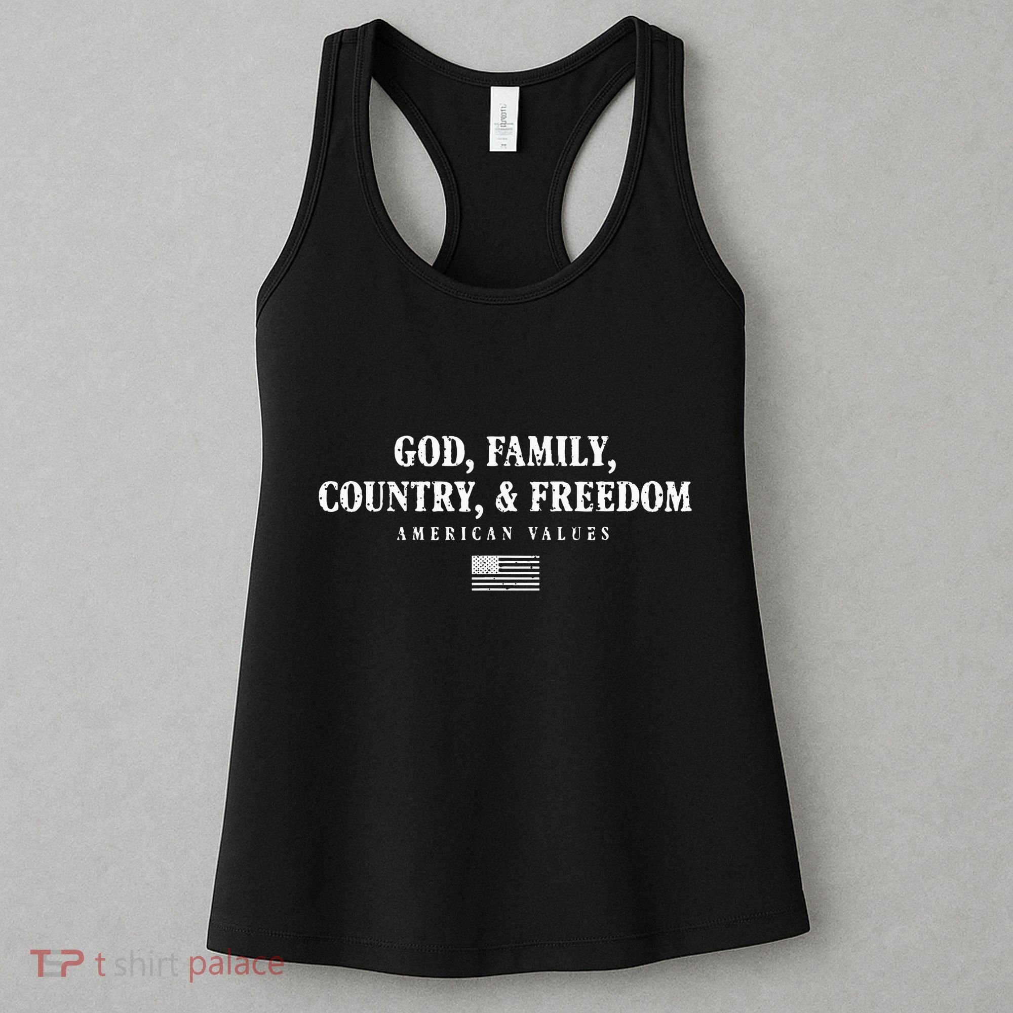 God Family Country & Freedom Women's Tank Top