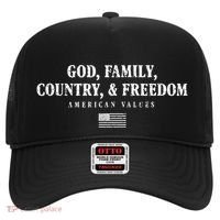 God Family Country & Freedom Hat thumb 0