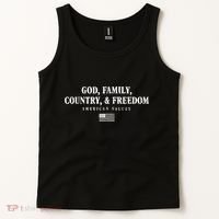 God Family Country & Freedom Tank Top thumb 2