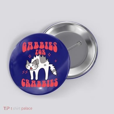 Gabbies For Crabbies Funny Funny Gift Button