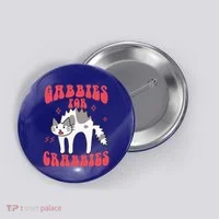 Gabbies For Crabbies Funny Funny Gift Button thumb 0