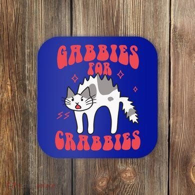 Gabbies For Crabbies Funny Funny Gift Coaster