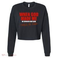 God's Fun Creation Cropped Pullover Crew thumb 0