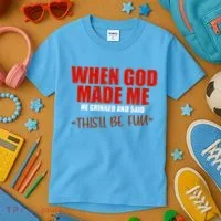 God's Fun Creation Kids T-Shirt thumb 3