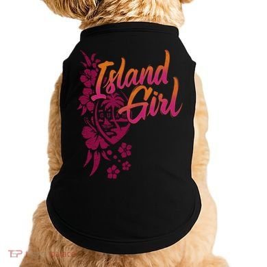Guam Flower Chamorrita Guam Island Guaian Chamorro Gift Doggie Tank