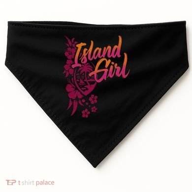 Guam Flower Chamorrita Guam Island Guaian Chamorro Gift USA-Made Doggie Bandana