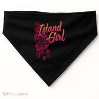 Guam Flower Chamorrita Guam Island Guaian Chamorro Gift USA-Made Doggie Bandana thumb 0
