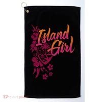 Guam Flower Chamorrita Guam Island Guaian Chamorro Gift Golf Towel thumb 0
