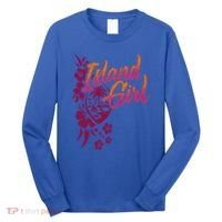 Guam Flower Chamorrita Guam Island Guaian Chamorro Gift Long Sleeve Shirt thumb 0