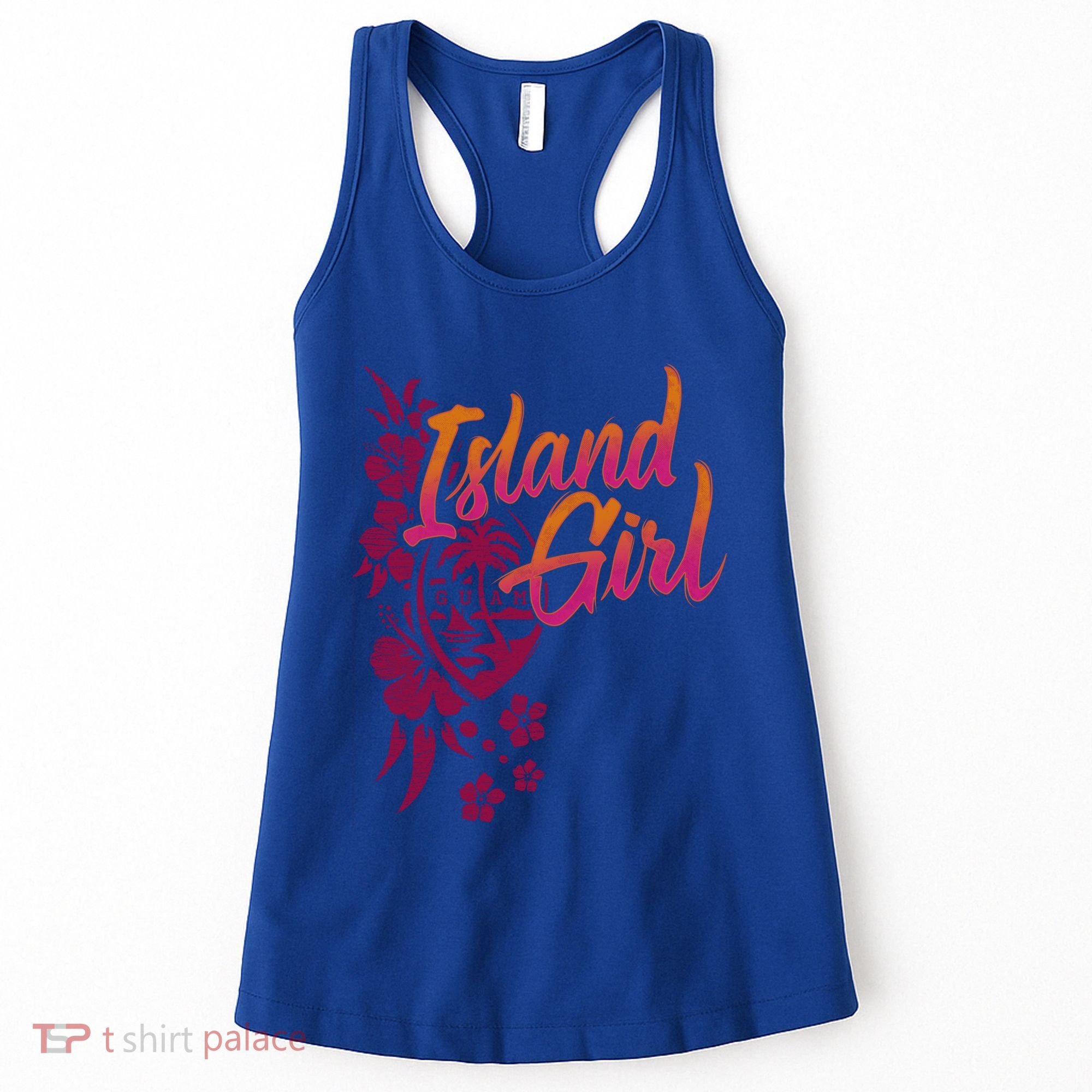 Guam Flower Chamorrita Guam Island Guaian Chamorro Gift Women's Tank Top