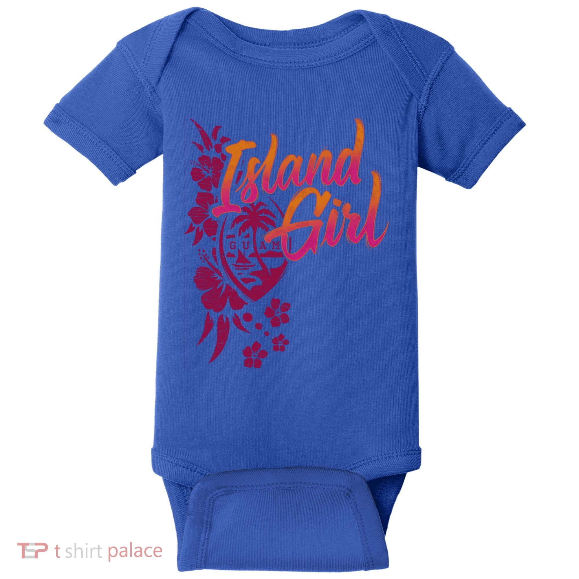 Guam Flower Chamorrita Guam Island Guaian Chamorro Gift Baby Bodysuit