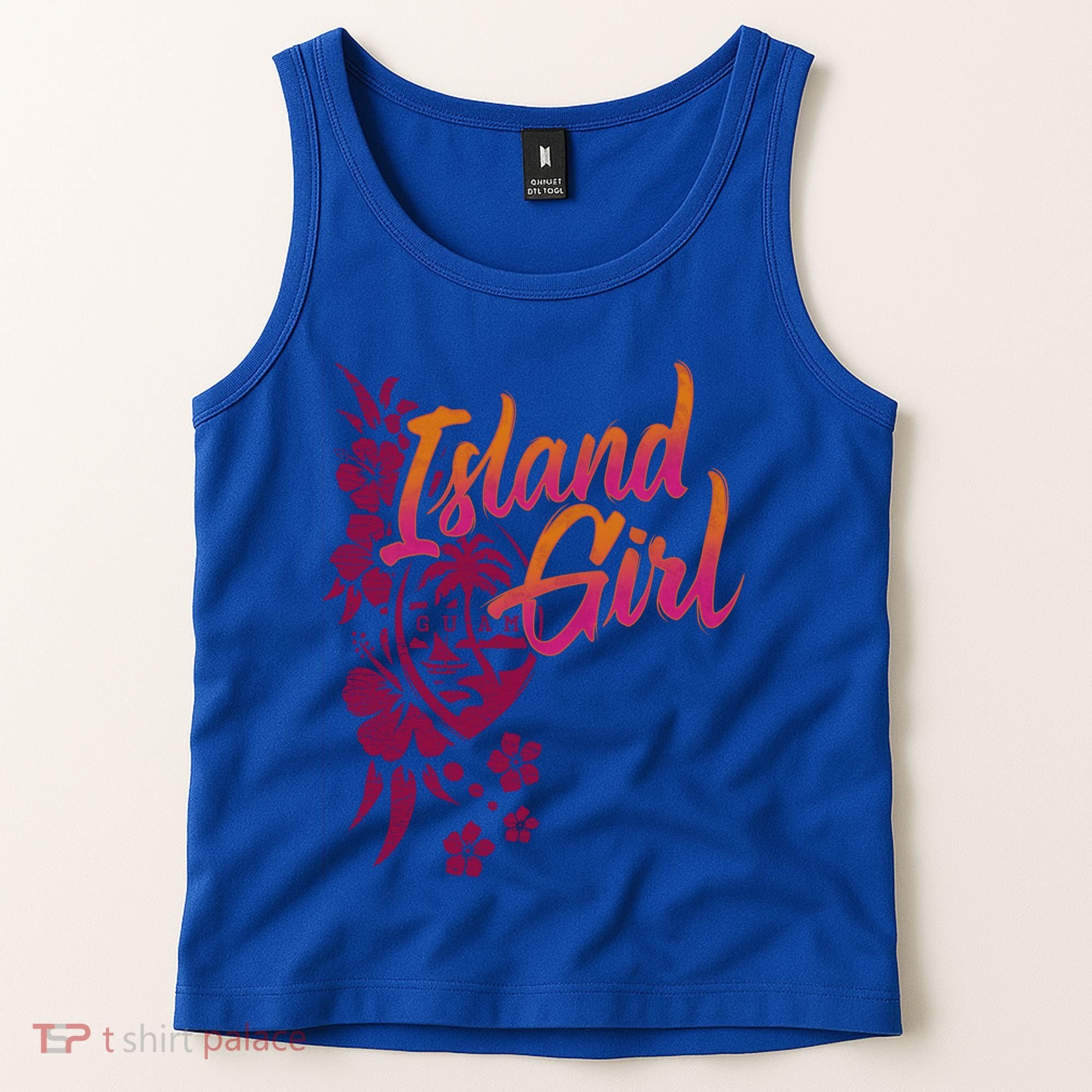 Guam Flower Chamorrita Guam Island Guaian Chamorro Gift Tank Top