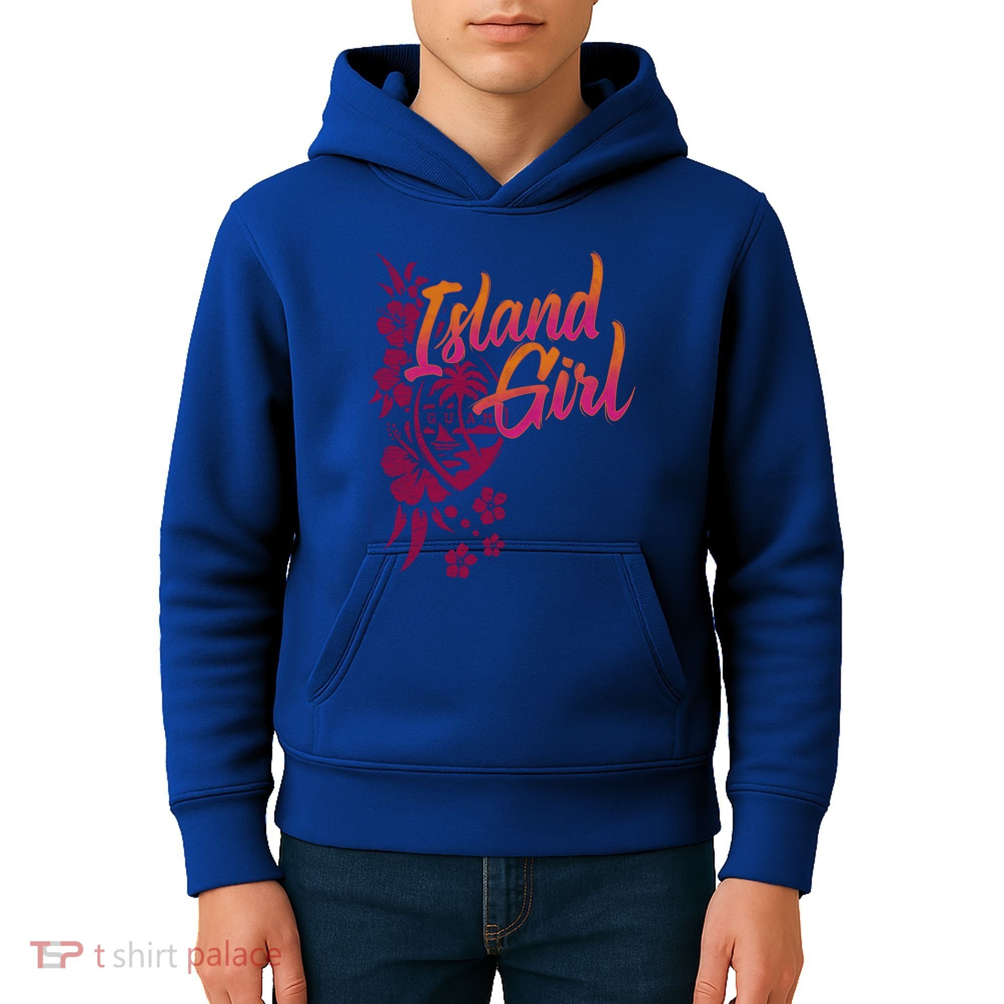 Guam Flower Chamorrita Guam Island Guaian Chamorro Gift Kids Hoodie
