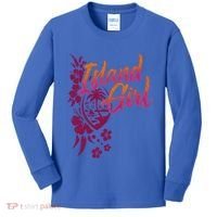Guam Flower Chamorrita Guam Island Guaian Chamorro Gift Kids Long Sleeve Shirt thumb 0