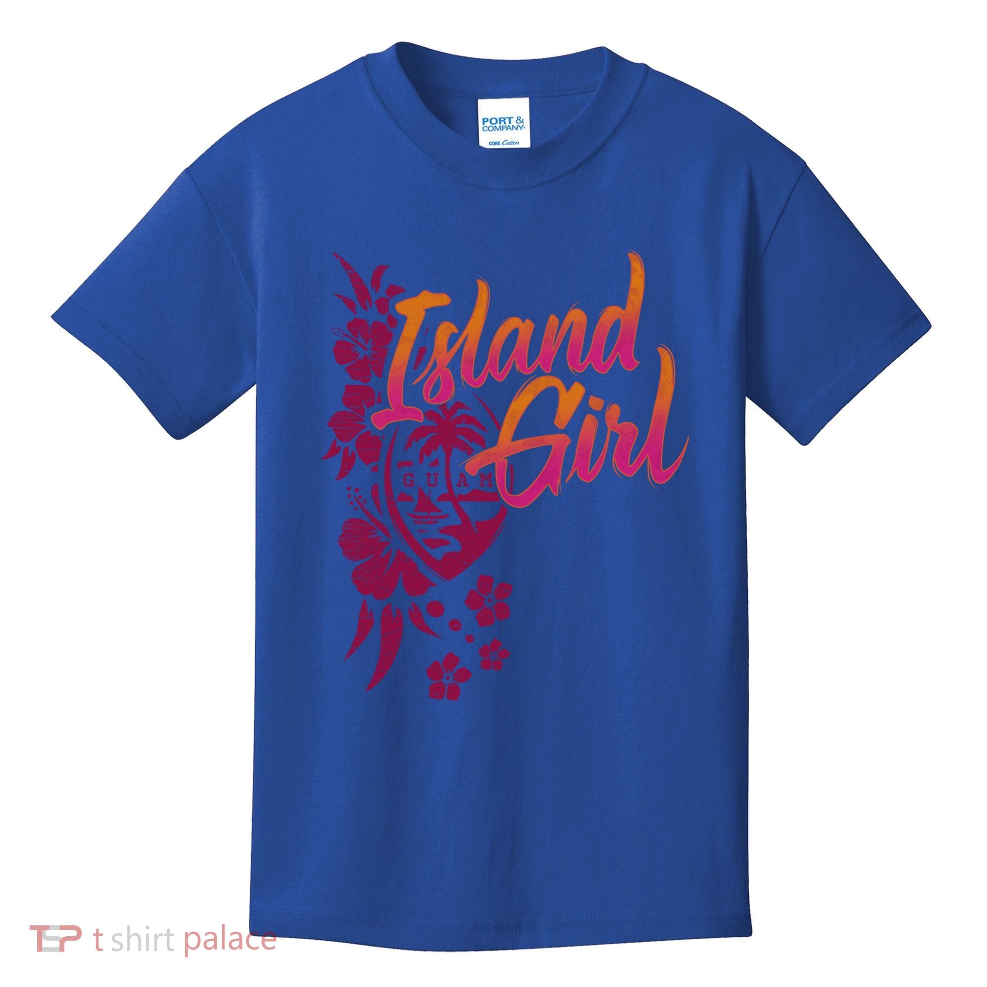 Guam Flower Chamorrita Guam Island Guaian Chamorro Gift Kids T-Shirt
