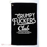 Grumpy Fuckers Club Lifetime Member Golf Towel thumb 0