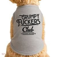 Grumpy Fuckers Club Lifetime Member Doggie Tank thumb 0