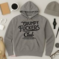 Grumpy Fuckers Club Lifetime Member Hoodie thumb 3