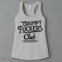 Grumpy Fuckers Club Lifetime Member Women's Tank Top thumb 3
