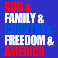 God Family Country Freedom Patriotic Holiday Great Gift Women's Tank Top thumb 5