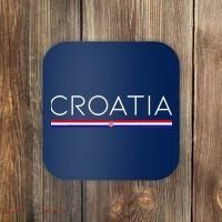 Gift For Croatian Croatia Gift Croatia Flag Croatia Coaster thumb 0