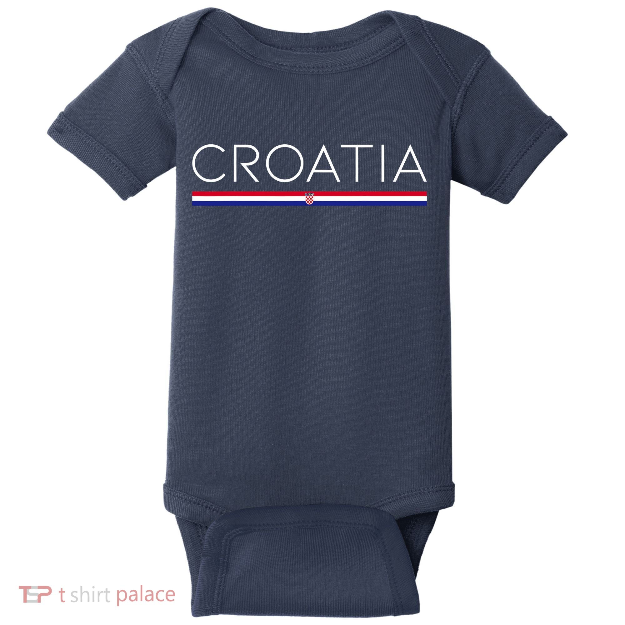 Gift For Croatian Croatia Gift Croatia Flag Croatia Baby Bodysuit
