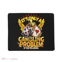 Gambler Funny Casino Gambling Poker Player Mousepad thumb 0
