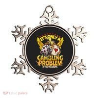 Gambler Funny Casino Gambling Poker Player Ornament thumb 0