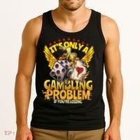 Gambler Funny Casino Gambling Poker Player Tank Top thumb 3