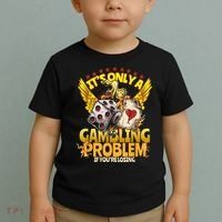 Gambler Funny Casino Gambling Poker Player Toddler T-Shirt thumb 2