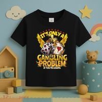 Gambler Funny Casino Gambling Poker Player Toddler T-Shirt thumb 3