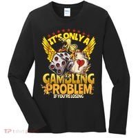 Gambler Funny Casino Gambling Poker Player Women's Long Sleeve Shirt thumb 0