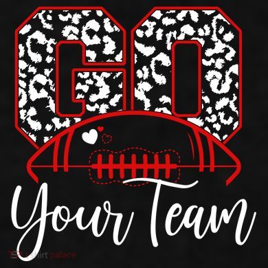 Go Football Custom Team Name Personalized Fan Ladies PosiCharge Tri-Blend Wicking Tank