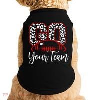 Go Football Custom Team Name Personalized Fan Doggie Tank thumb 0