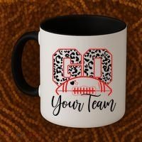 Go Football Custom Team Name Personalized Fan Coffee Mug thumb 2