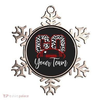 Go Football Custom Team Name Personalized Fan Ornament