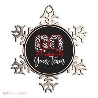 Go Football Custom Team Name Personalized Fan Ornament thumb 0
