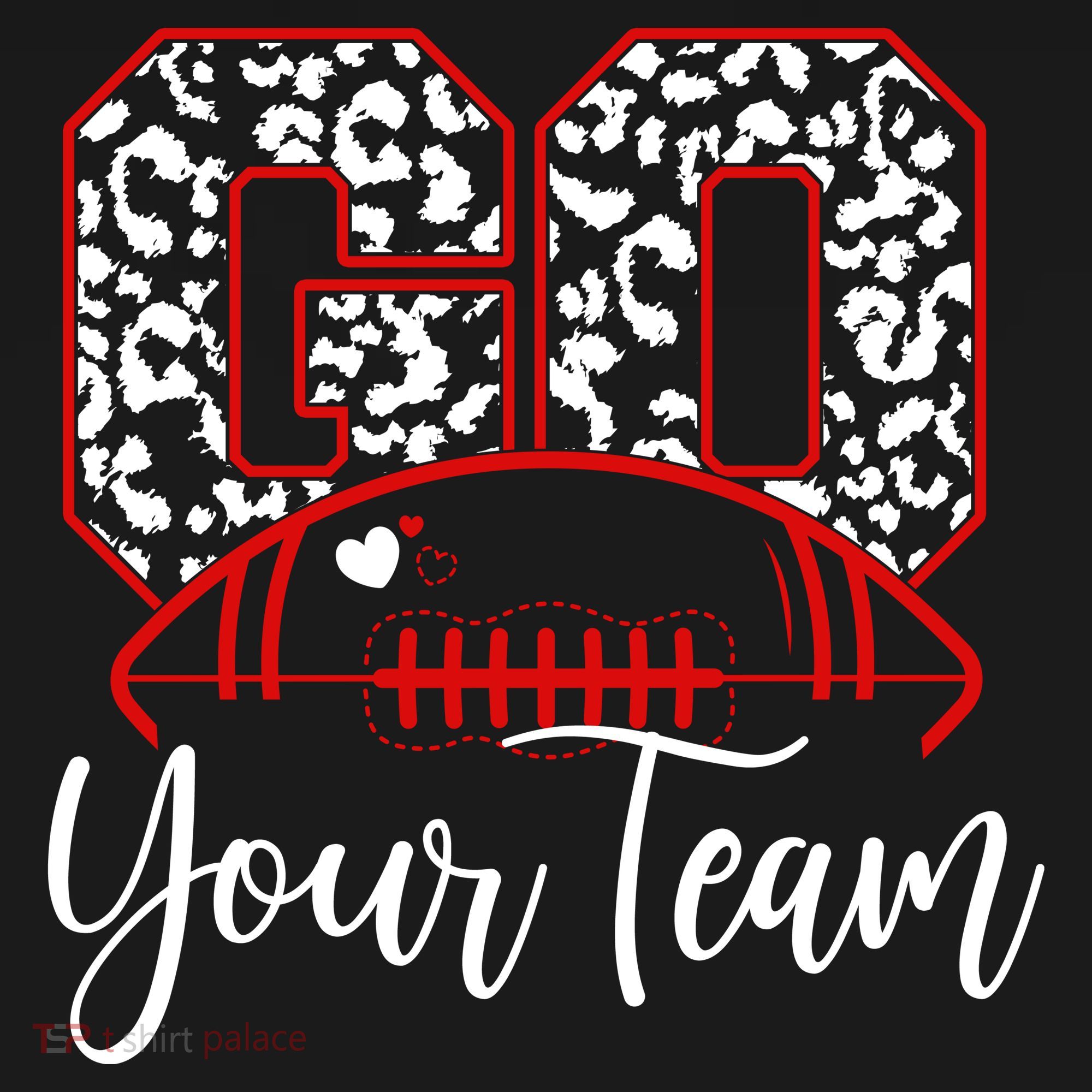 Go Football Custom Team Name Personalized Fan Women's Tank Top