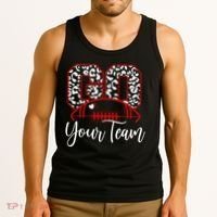 Go Football Custom Team Name Personalized Fan Tank Top thumb 3