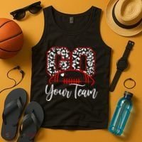 Go Football Custom Team Name Personalized Fan Tank Top thumb 4