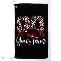 Go Football Custom Team Name Personalized Fan Golf Towel thumb 0