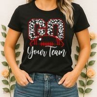 Go Football Custom Team Name Personalized Fan Women's T-Shirt thumb 2
