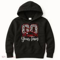 Go Football Custom Team Name Personalized Fan Kids Hoodie thumb 0